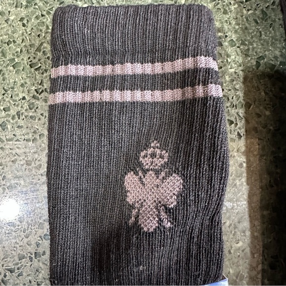 2 Pair Bombas Calf Socks Size XLarge Men's Black Cushion Stay Up Honeycomb NWT - Picture 2 of 3